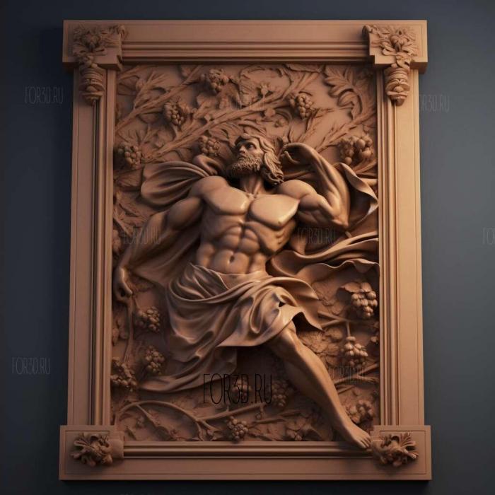 Hercules series 4 stl model for CNC